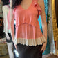 Miu Miu 2010 Silk Ruffle Tank