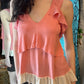 Miu Miu 2010 Silk Ruffle Tank