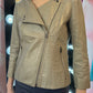 Helmut Lang Grey Leather Jacket