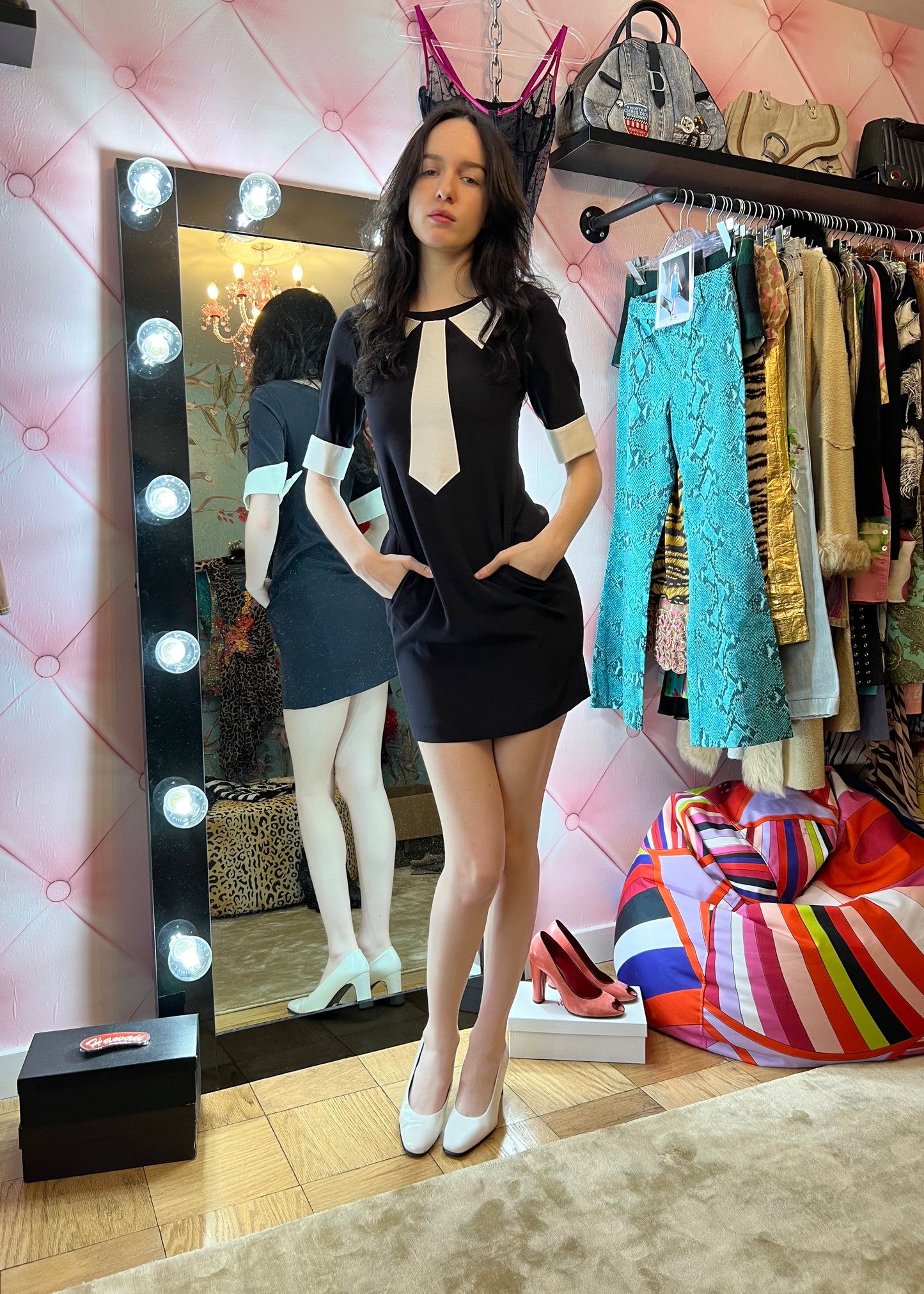 Moschino "Black Tie" Dress