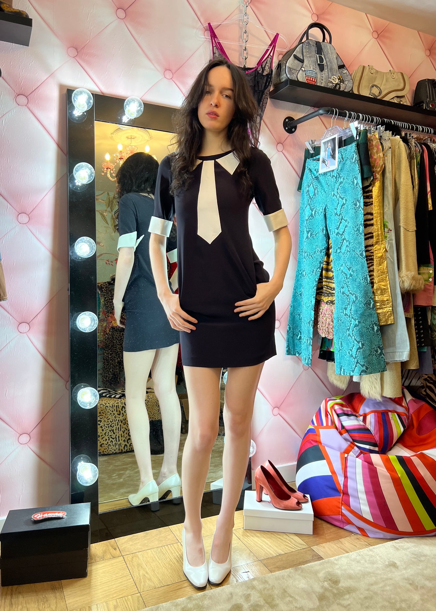 Moschino "Black Tie" Dress