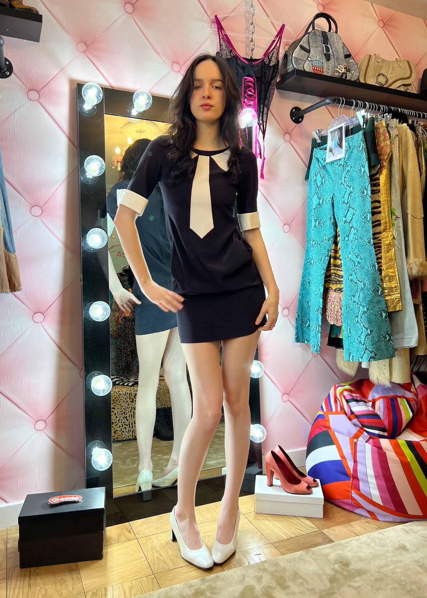 Moschino "Black Tie" Dress