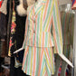 Versace SS1993 Candy Stripe Dress and Blazer