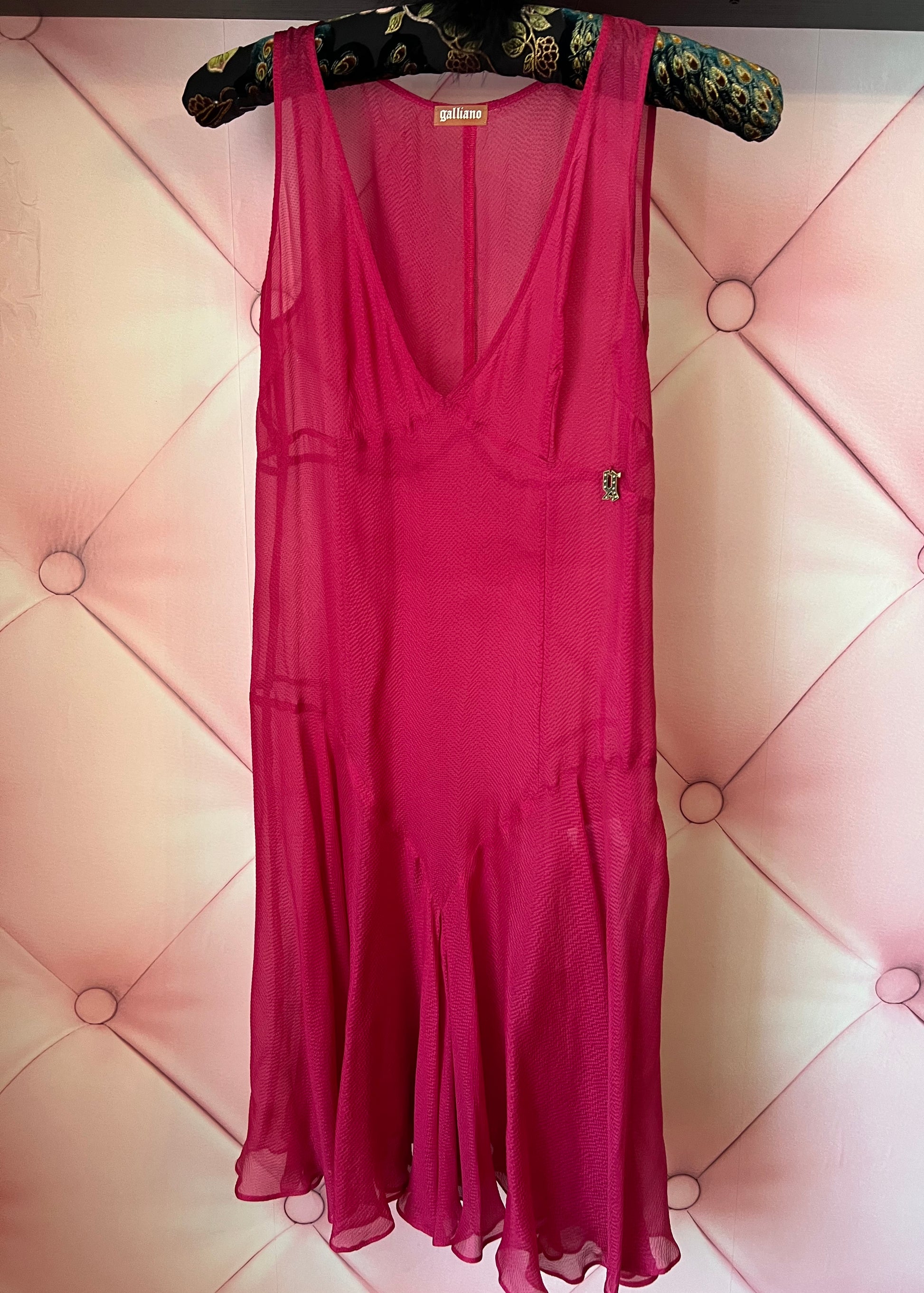 hot pink sheer dress Lucia Sheer Sleeve Ruched Mini Dress