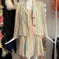 Versace SS1993 Candy Stripe Dress and Blazer