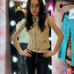 D&G Quilted Leather Vest- Ivory