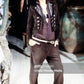 Dolce & Gabbana FW2002 Cropped Corduroy Coin Jacket & Rope Belt