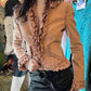 D&G Light Pink Ruffle Jacket