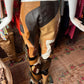 Dolce & Gabbana SS2002 Leather Patchwork Pants