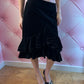 Keita Maruyama Velvet Ruffle Skirt