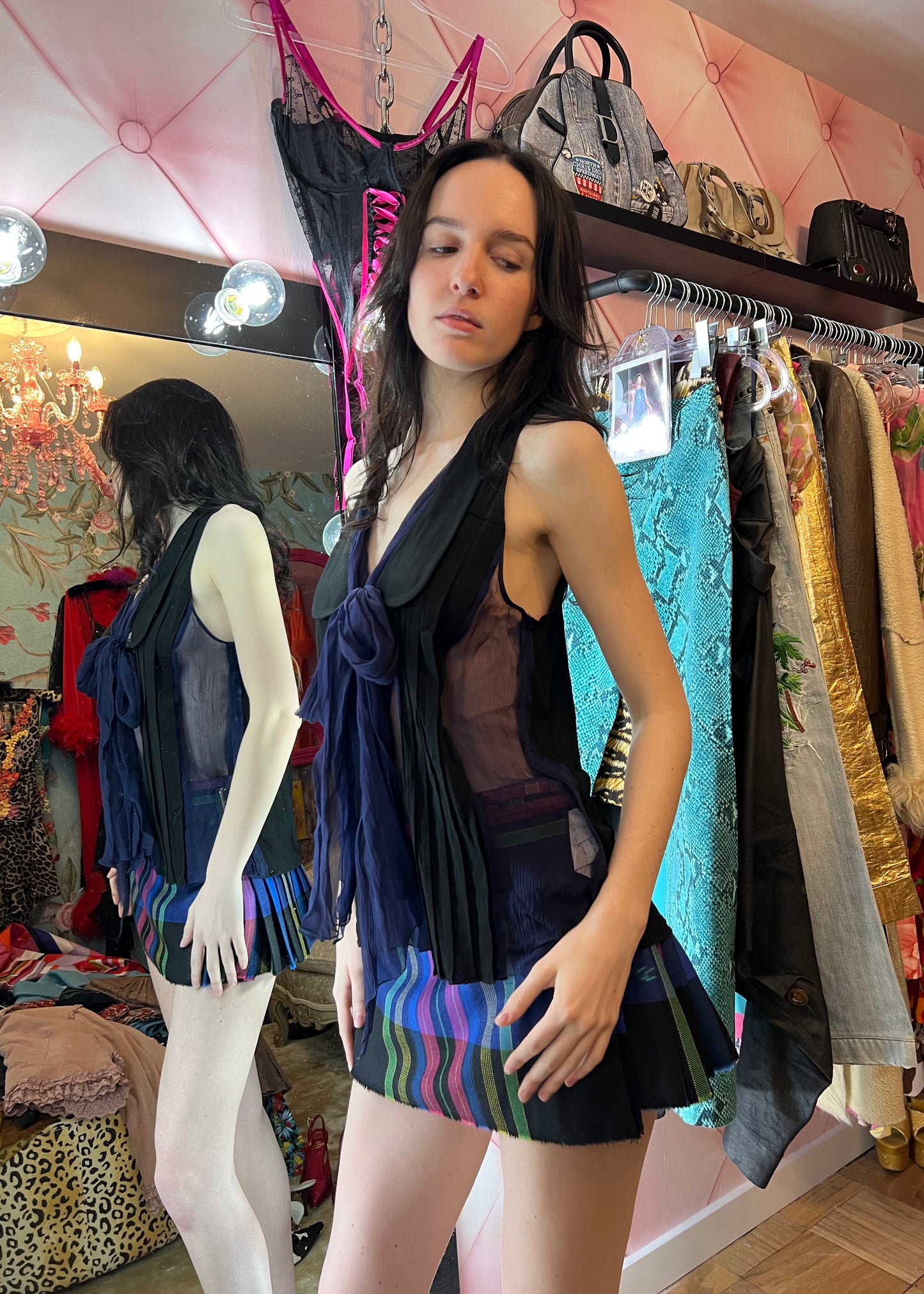 Miu Miu 2009 Silk Bow Top