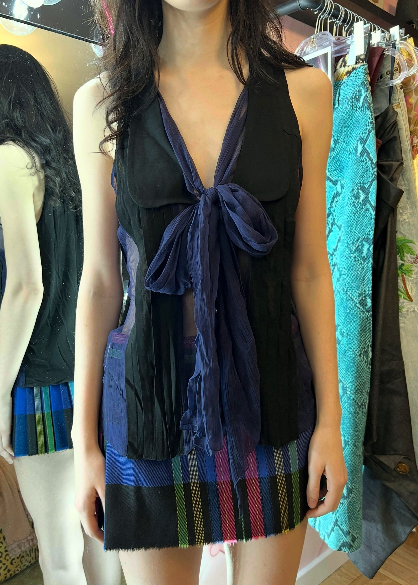 Miu Miu 2009 Silk Bow Top