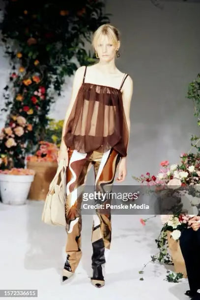 Dolce & Gabbana SS2002 Leather Patchwork Pants