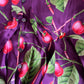 Galliano Cherry Print Satin Blouse