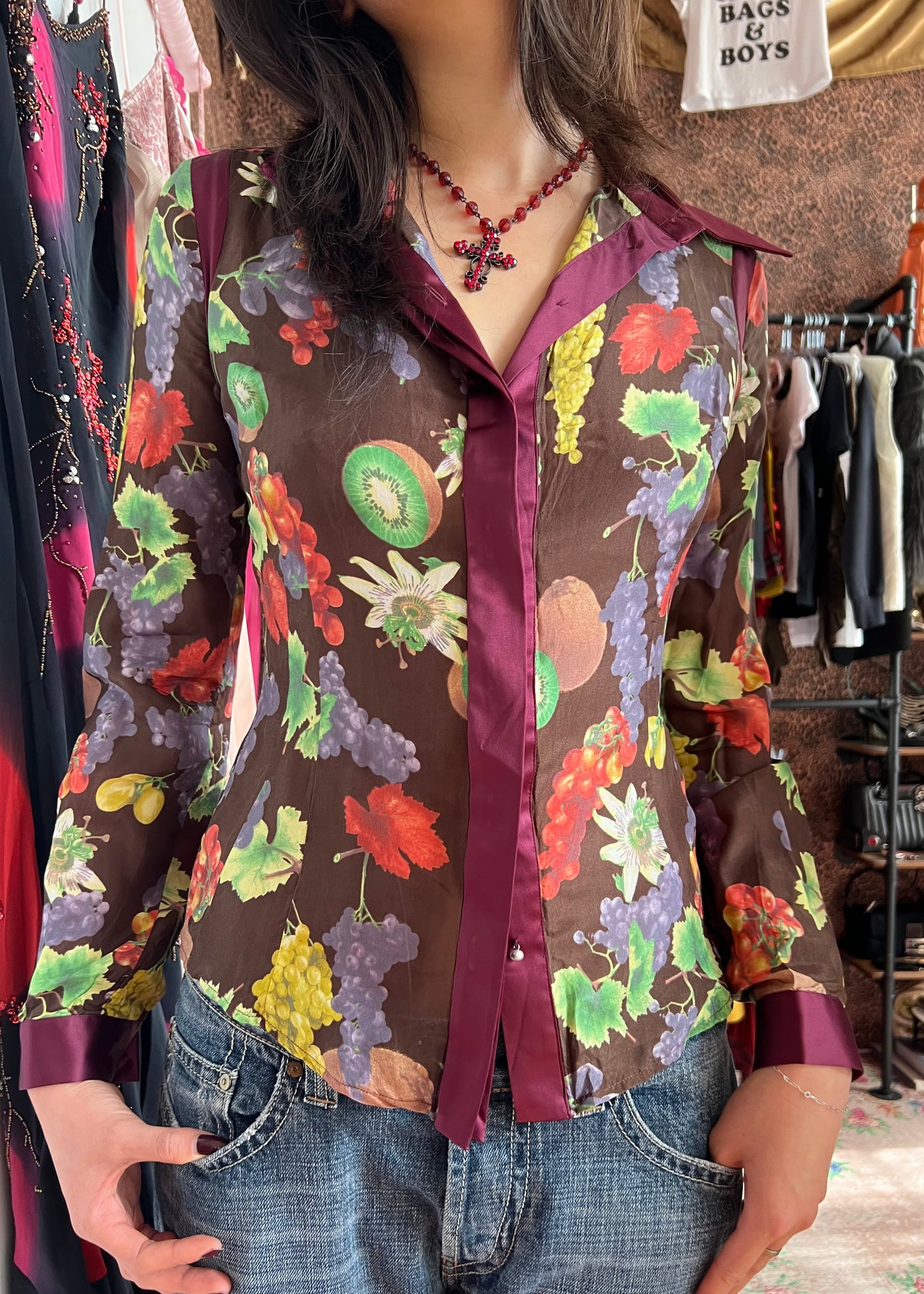 D&G Silk Fruit Top
