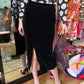 Thierry Mugler Velvet Pencil Skirt