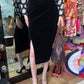Thierry Mugler Velvet Pencil Skirt