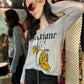 Galliano Long Sleeve Banana Top