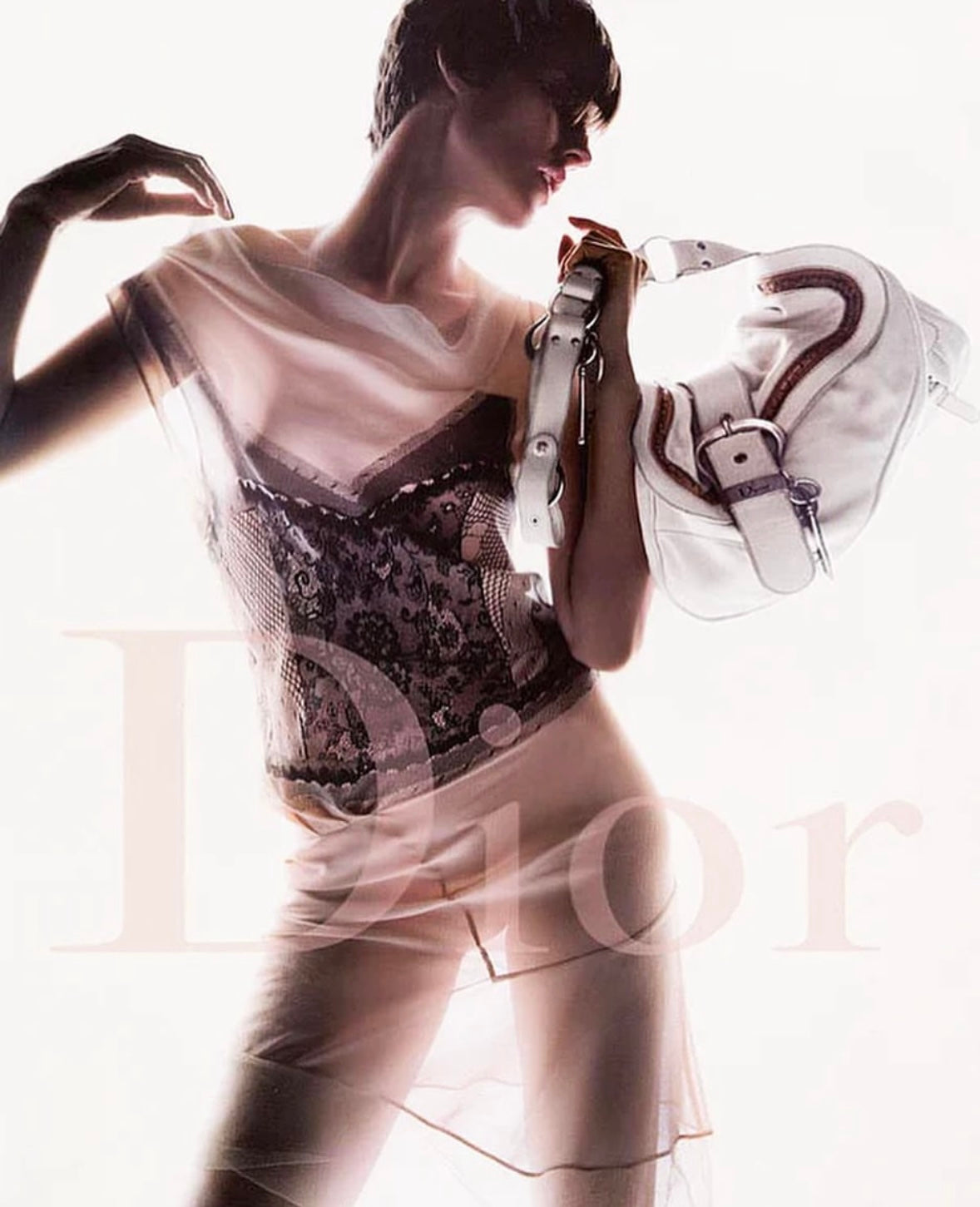 Dior SS2006 Trompe-L'oeil Lingerie Skirt
