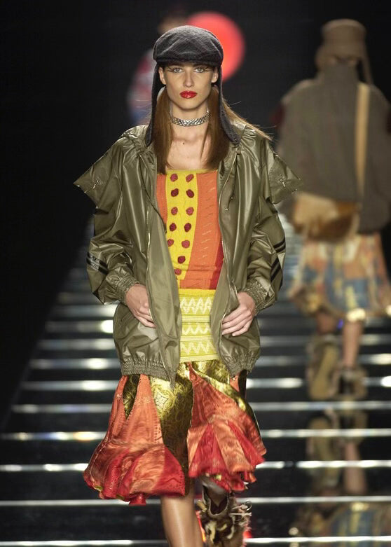 Dior FW2002 Knit Alpaca Vest with Pom Poms