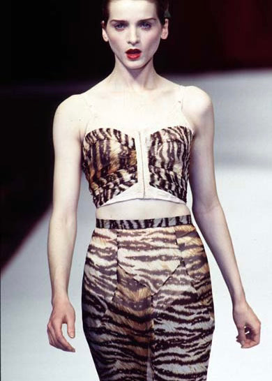 Dolce & Gabbana FW1996 Tiger Print Skirt