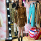 Todd Oldham Leopard Jacket & Skirt Set