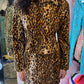 Todd Oldham Leopard Jacket & Skirt Set