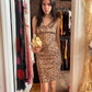 D&G Leopard Midi Dress