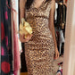 D&G Leopard Midi Dress