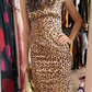D&G Leopard Midi Dress
