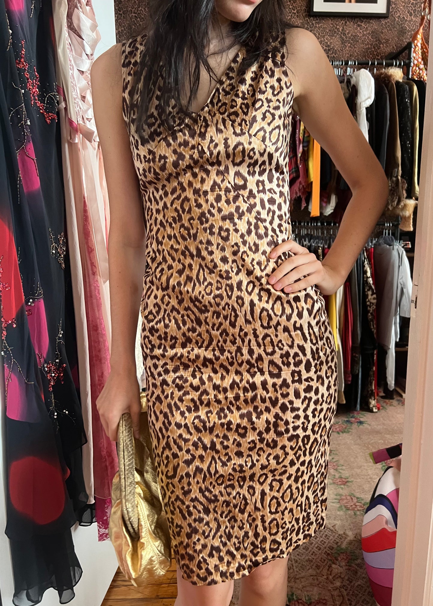 D&G Leopard Midi Dress