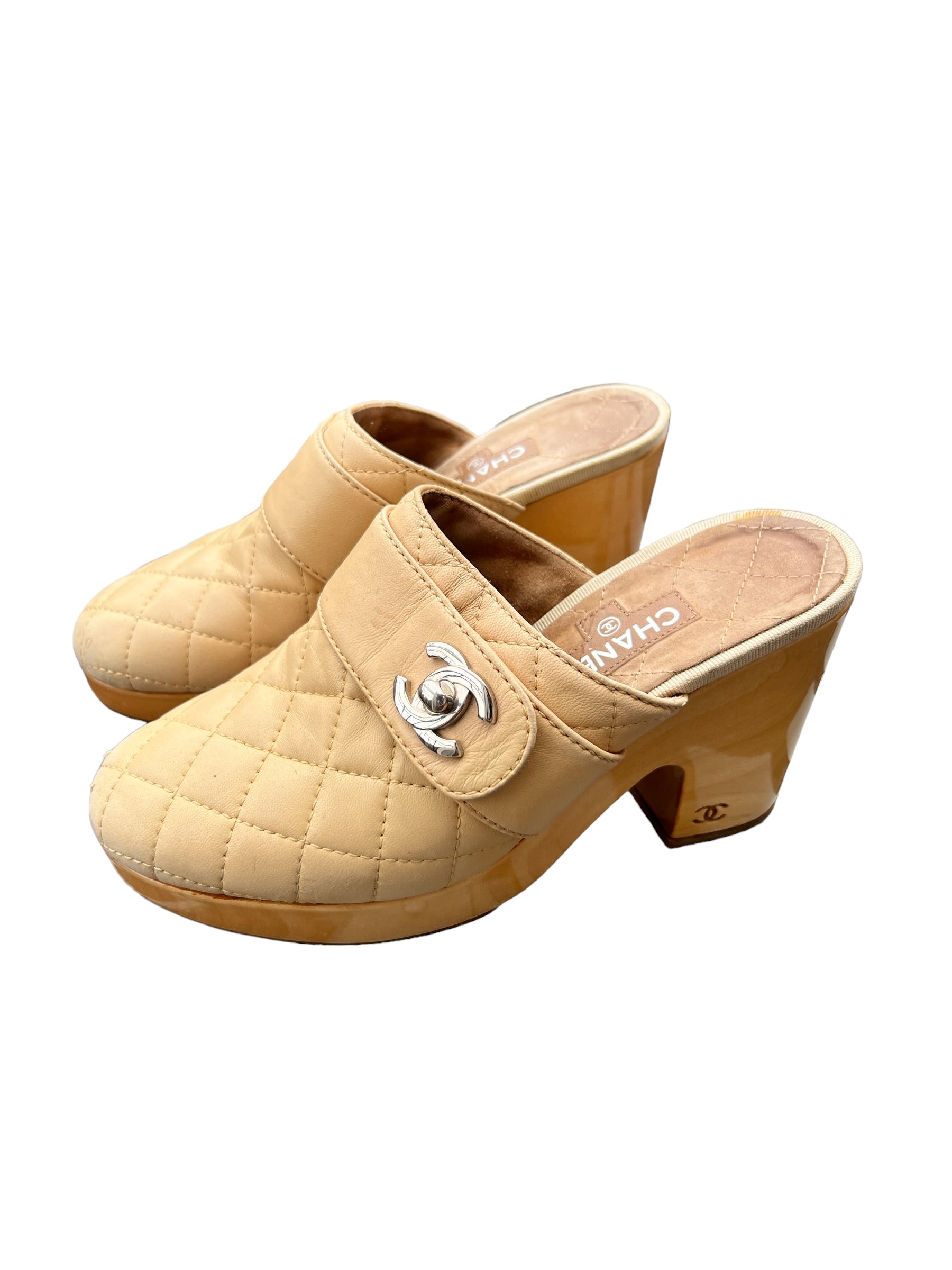Sold at Auction: Pair of Chanel Clogs