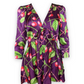 Galliano Cherry Print Satin Blouse