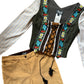 Dolce & Gabbana FW2002 Dirndl Corset + Capri Ensemble