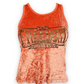 Dolce & Gabbana Crushed Velvet Graphic Tank