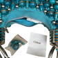 2000s Chloé Beaded Bracelet Bag - Blue