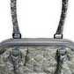 Dior Metallic Green Cannage Quilted Satin Charming Doctor Bag