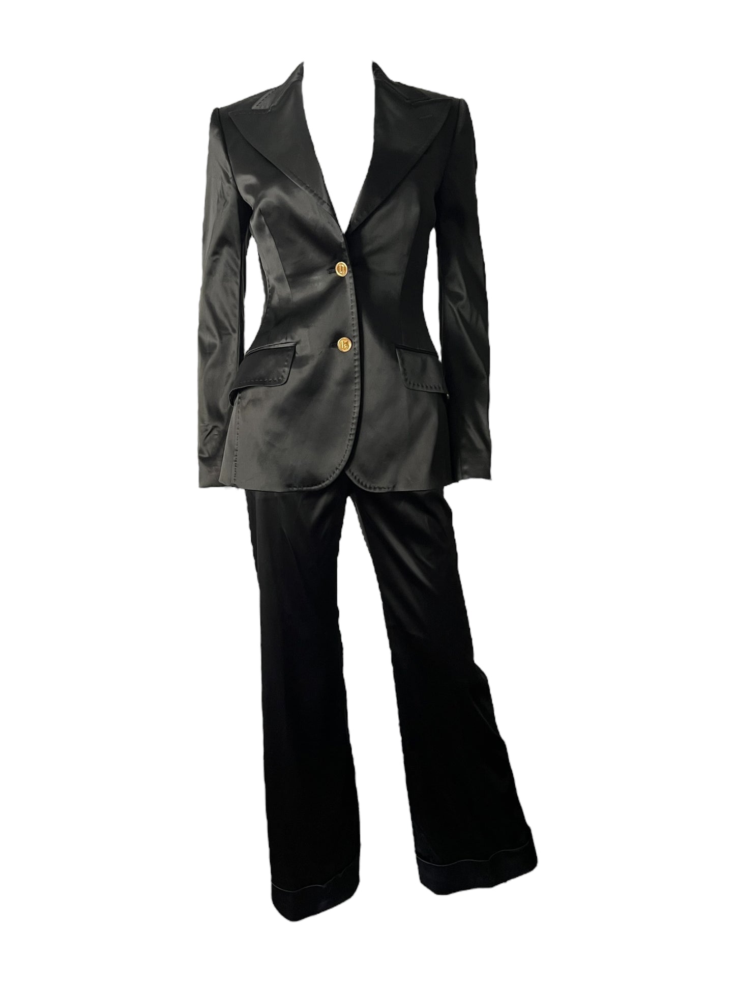 Dolce & Gabbana Fall 2004 Satin Peak Lapel Suit