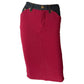 2000s Dolce & Gabbana Denim + Knit Midi Skirt