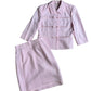 Courreges Pink Bow Skirt Suit