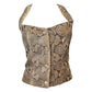 Italian Vintage Snakeskin Bustier