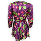 Galliano Cherry Print Satin Blouse