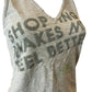Dolce & Gabbana Shopping Makes Me Feel Better Beaded Tank