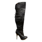 Alexander McQueen 2003 Lace-Up Black Leather Boots
