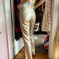 Isabel Marant Vintage Metallic Leather Pants