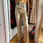 Isabel Marant Vintage Metallic Leather Pants