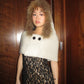 Anna Sui Cream Knit Hood
