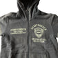 291295 Vintage Short Sleeve Football Sports Jersey Style Hoodie Top