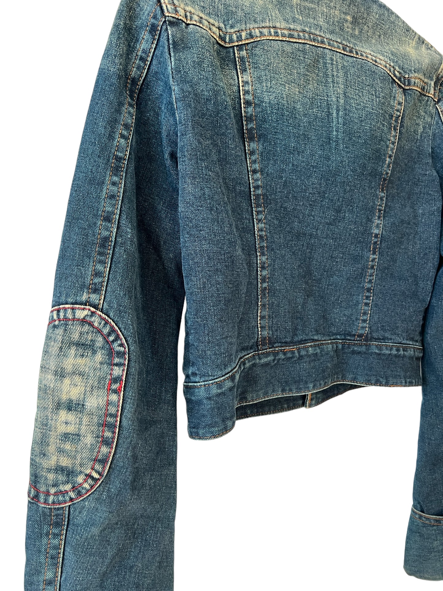 Dsquared2 Fall Winter 2004 Cropped Denim Riding Jacket