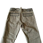 2000s Dsquared2 Embroidered Khaki Pants